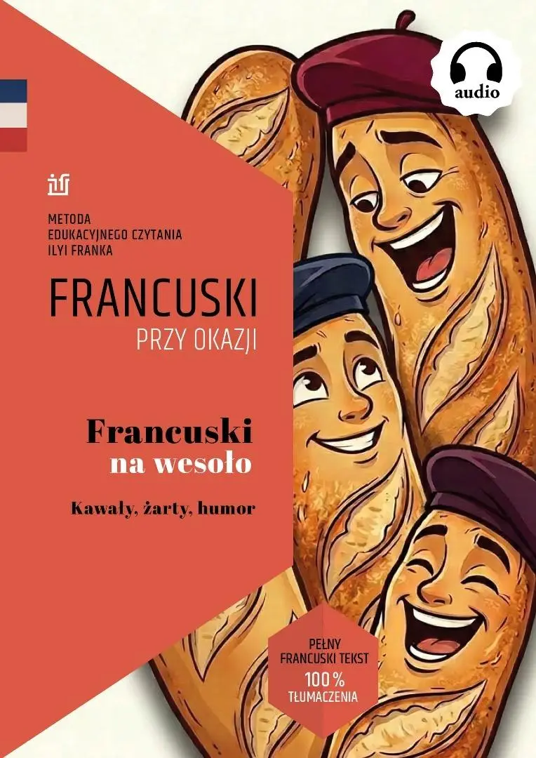Książka - Francuski na wesoło. Kawały, żarty, humor