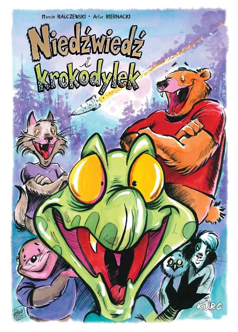 Książka - Niedźwiedź i krokodylek