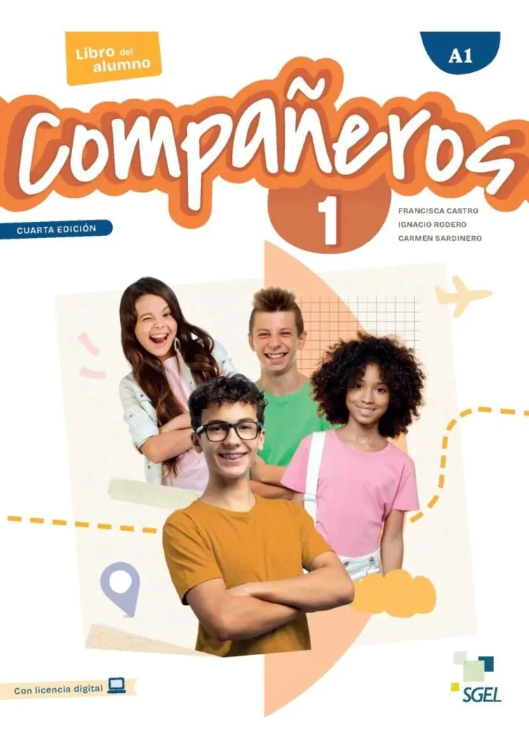 Książka - Compañeros Cuarta edición 1. Podręcznik + licencja online