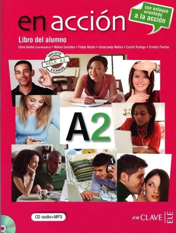 Książka - En Accion A2. Podręcznik + CD