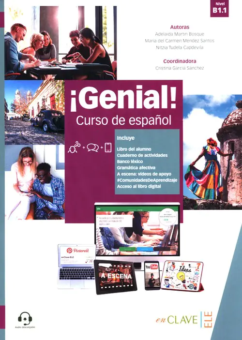 Książka - Genial! B1.1 Podręcznik + ćwiczenia + dodatek gramatyczny