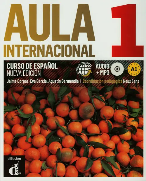 Książka - Aula internacional 1. Curso de Espanol + CD