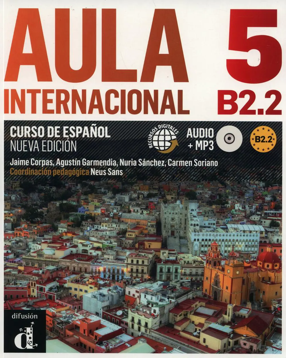 Książka - Aula internacional 5. Curso de Espanol + CD
