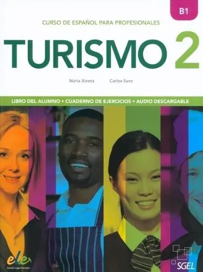 Książka - Turismo 2 B1. Libro del alumno + Cuaderno de ejercicos + Audio