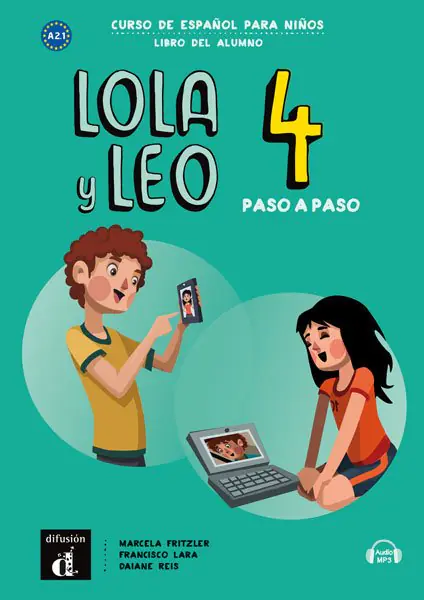 Książka - Lola y Leo paso a paso 4. A2.1 Podręcznik