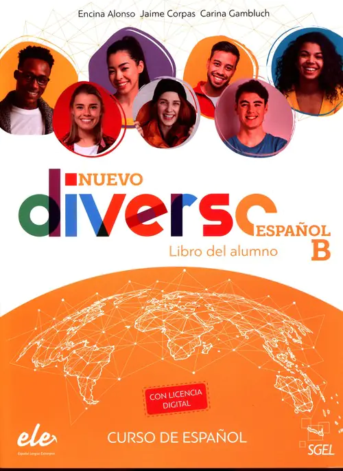 Książka - Nuevo Diverso Espanol B Podręcznik+ wersja cyfrowa