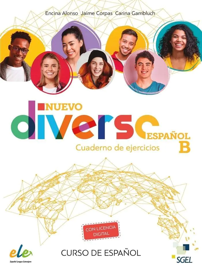 Książka - Nuevo Diverso Espanol B Nuevo Ćwiczenia + wersja cyfrowa