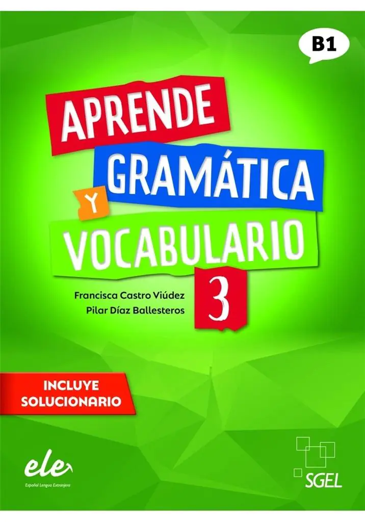 Książka - Aprende Gramatica y vocabulario 3 (B1)