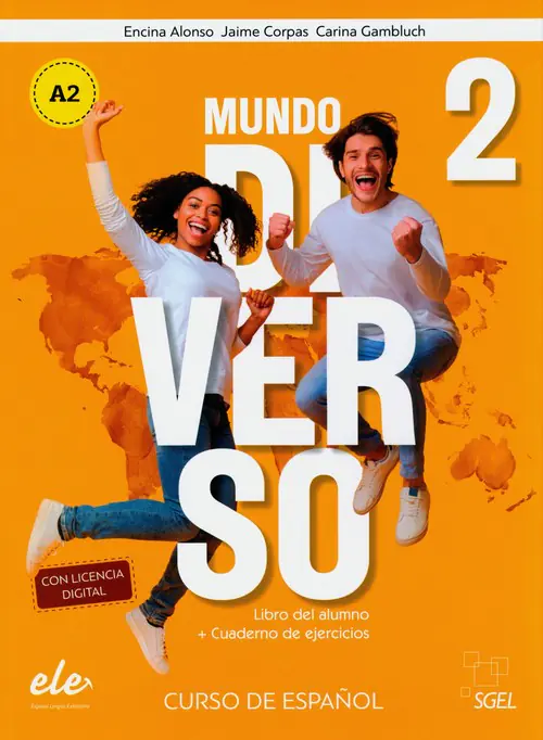 Książka - Mundo Diverso 2 Podręcznik + ćwiczenia