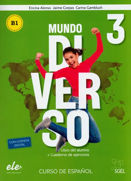 Książka - Mundo Diverso 3 Podręcznik + ćwiczenia
