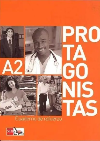 Książka - Protagonistas. Cuaderno de refuerzo A2