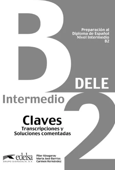 Książka - DELE B2. Lösungsschlüssel zum Übungsbuch