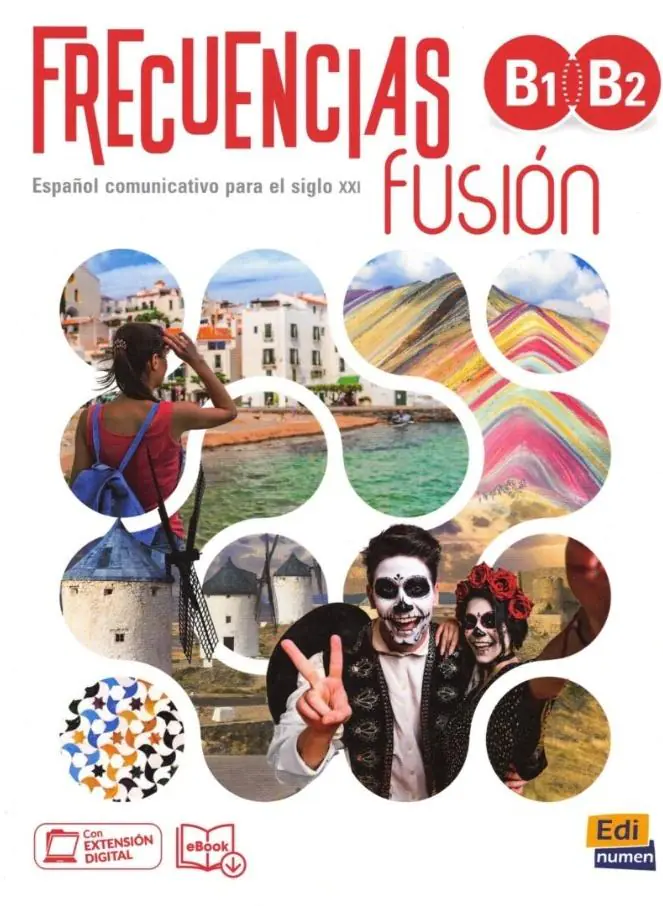 Książka - Frecuencias fusion B1+B2 podręcznik +online w.2024