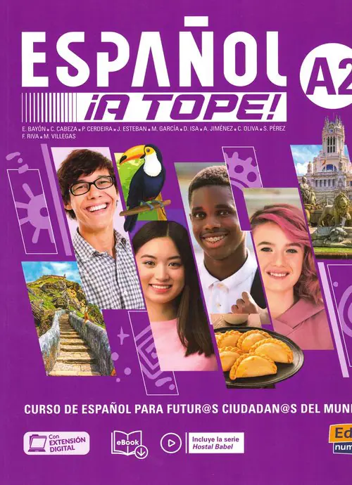 Książka - Espanol A Tope A2. Podręcznik + ćwiczenia