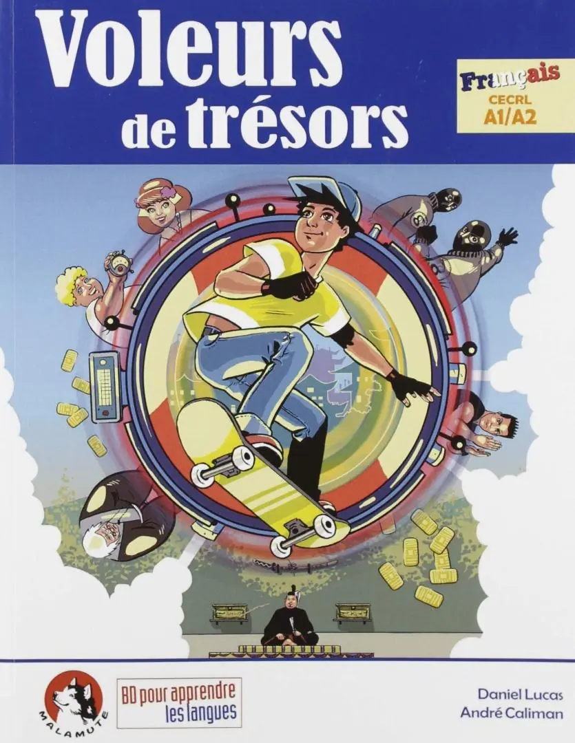 Książka - Voleurs de tresors Francais CECRL A1/A2
