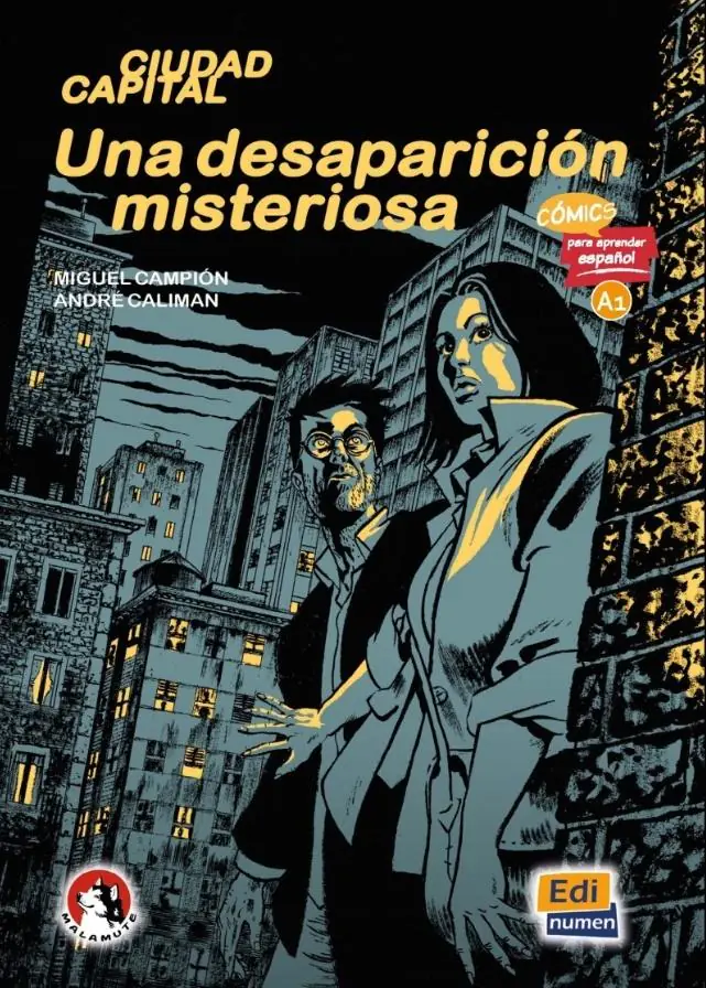 Książka - Una desaparicion misteriosa A1 Comics para aprender espanol