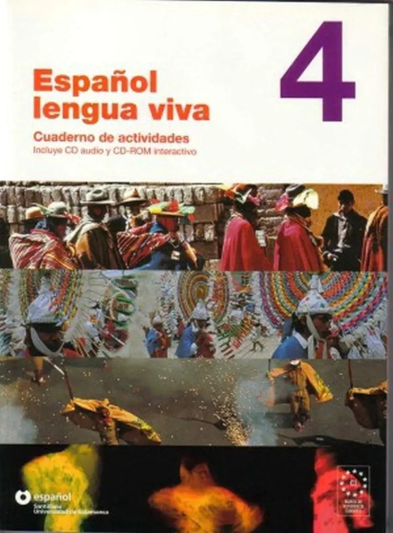 Książka - Espanol lengua viva 4 ćwiczenia + CD
