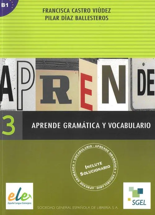 Książka - Aprende Gramática Y Vocabulario 3. B1
