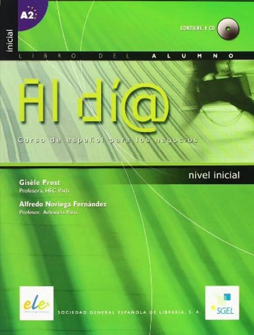 Książka - Al dia inicial Libro del alumno + CD