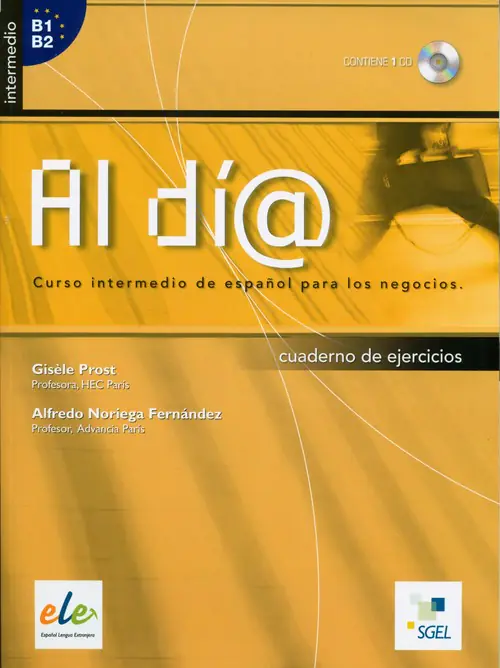 Książka - Al dia intermedio Cuaderno de ejercicios + CD (B1-B2)