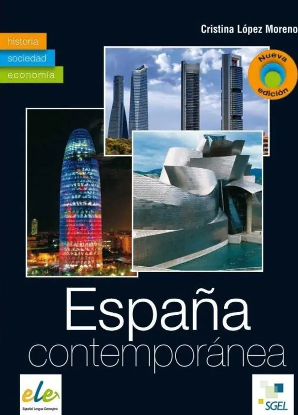 Książka - Espania contemporanea Podręcznik Poziom zaawansowany - Moreno Lopez Cristina 