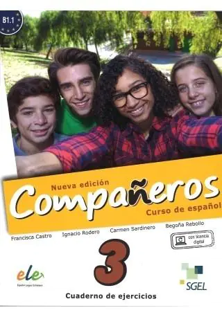 Książka - Companeros 3. Ćwiczenia + licencia digital - nueva edicion
