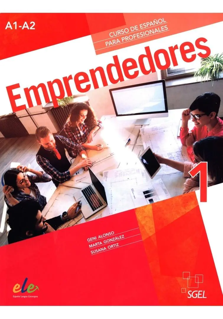 Książka - Emprendedores 1 A1/A2 podręcznik + ćw. + online