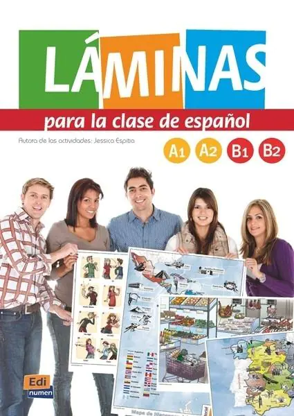 Książka - Laminas para la clase de espanol + CD - Jessica Espitia