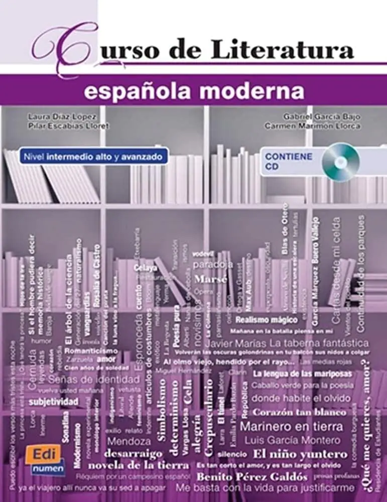 Książka - Curso de Literatura espanola moderna + CD