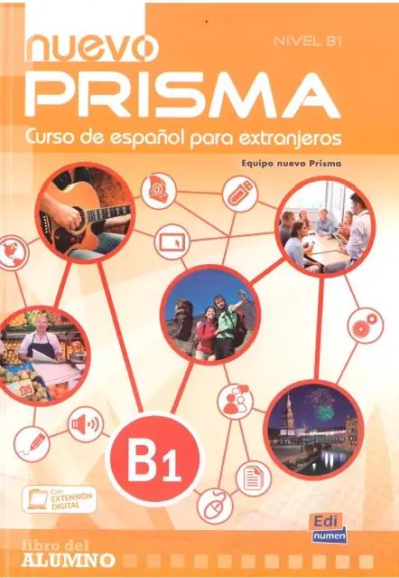 Książka - Nuevo Prisma. Język hiszpański. Podręcznik. B1 + CD