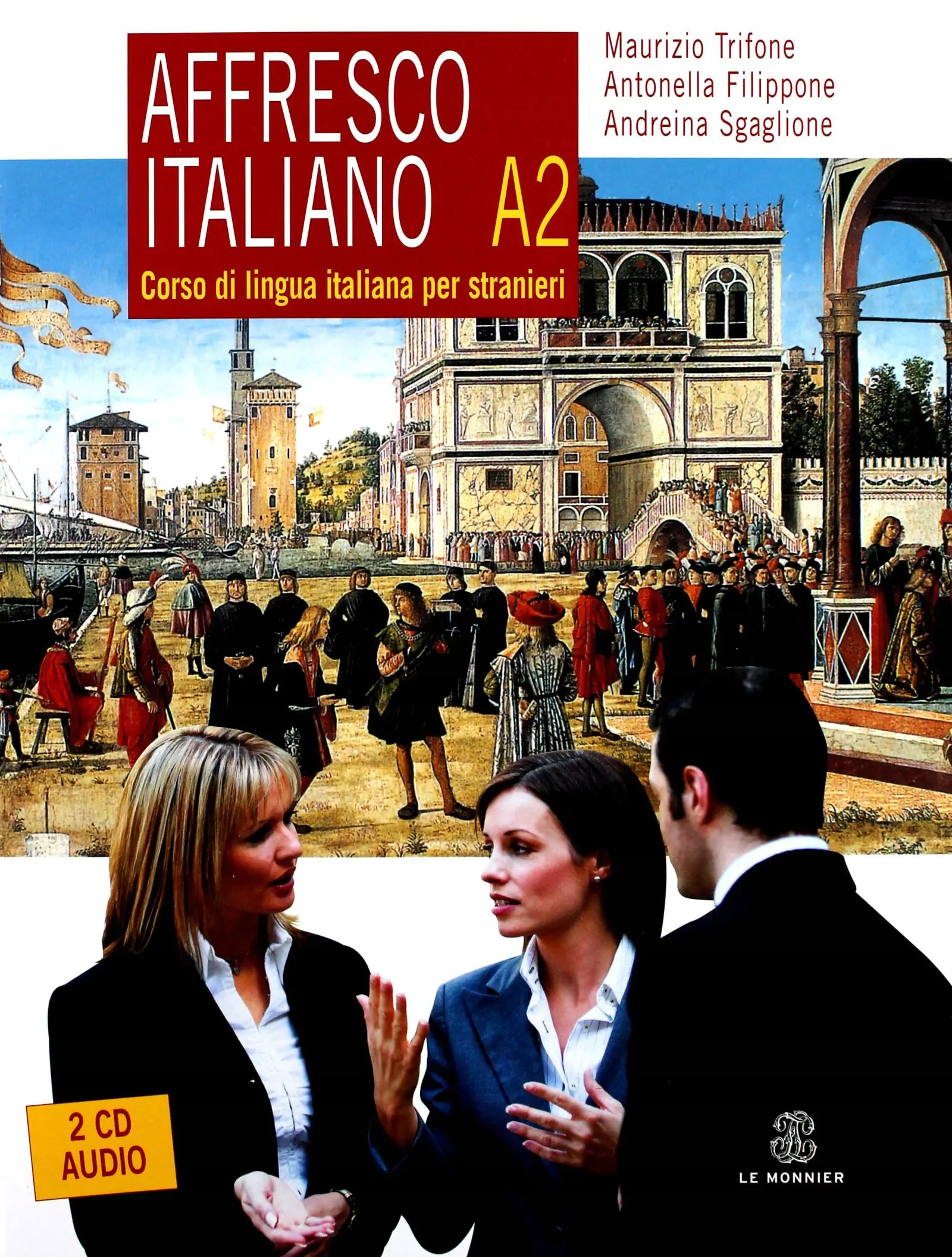 Książka - Affresco Italiano A2. Podręcznik języka włoskiego + 2CD