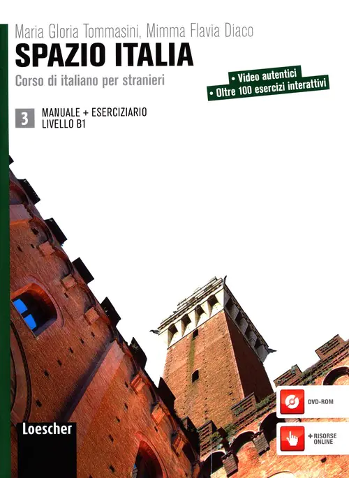 Książka - Spazio Italia 3. Podręcznik z ćwiczeniami + DVD