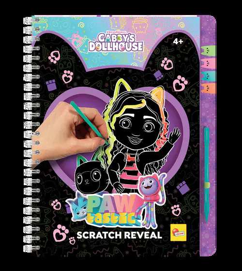 Książka - Koci Domek Gabi Sketchbook Scratch Reveal