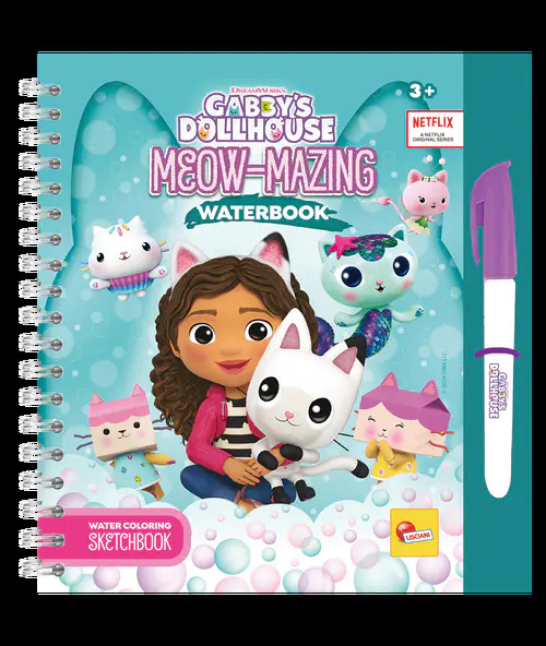 Książka - Koci Domek Gabi Meow-Mazing Waterbook