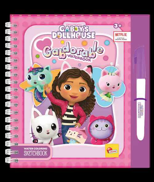 Książka - Koci Domek Gabi Gabdorable Waterbook