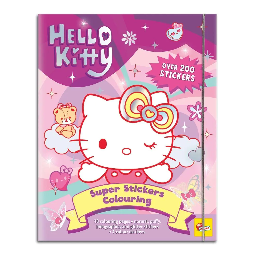 Książka - Hello Kitty - kolorowanka z naklejkami
