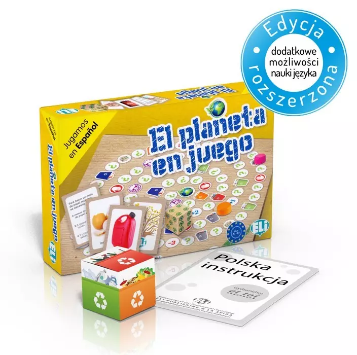 Książka - Gra językowa Hiszpański El planeta en juego