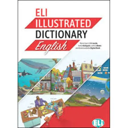 Książka - ELI Illustrated Dictionary English + Książka Cyfrowa i Matariał Audio Online