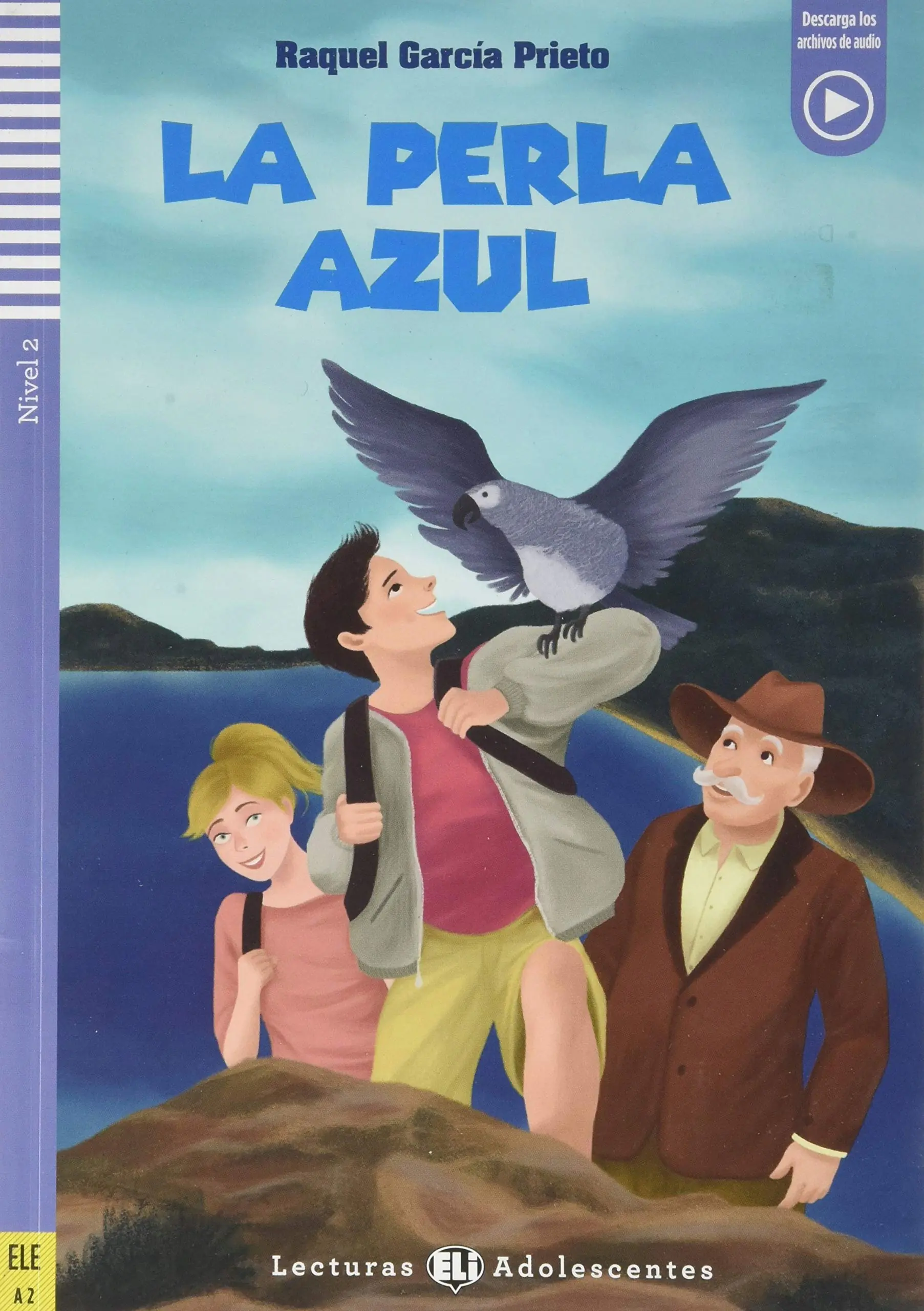 Książka - La Perla Azul książka + audio online A2