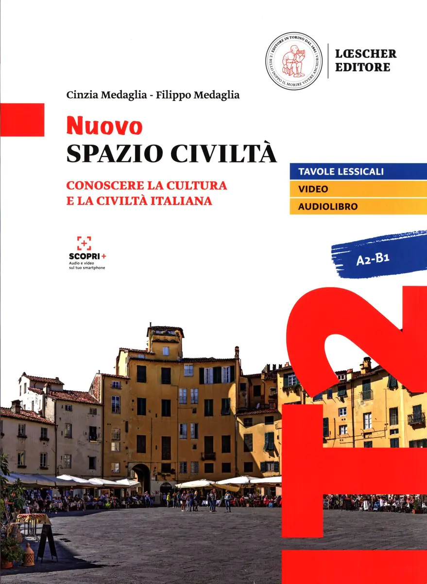 Książka - Nuovo Spazio Civilta A2-B1. Podręcznik + zawartość online