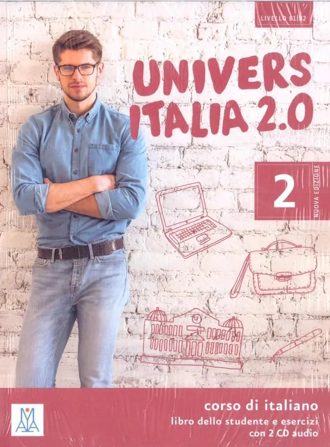 Książka - UniversItalia 2.0 B1/B2. Podręcznik + ćwiczenia + 2 CD