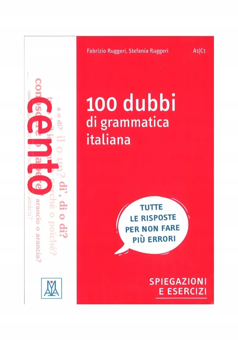 Książka - 100 dubbi di grammatica italiana