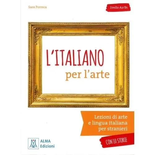 Książka - L'italiano per l'arte A2/B1