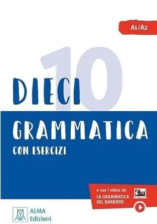 Książka - Dieci lezioni di grammatica con esercizi A1/A2