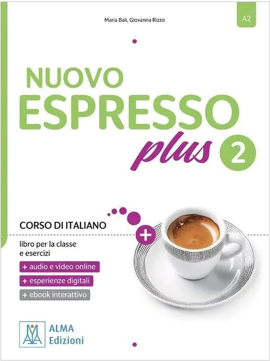 Książka - Nuovo Espresso Plus 2 podręcznik + ćwiczenia + wersja cyfrowa