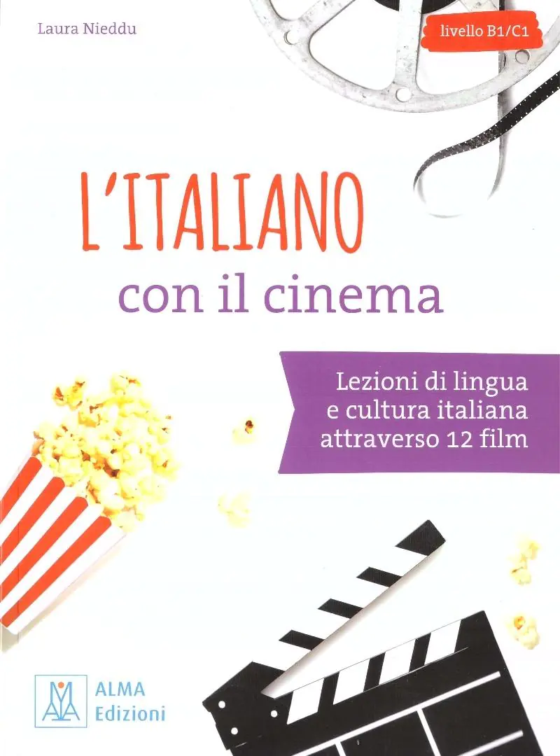 Książka - L'italiano con il cinema podręcznik + audio online
