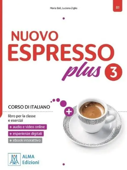 Książka - Nuovo Espresso Plus 3 podręcznik+ćwiczenia+online