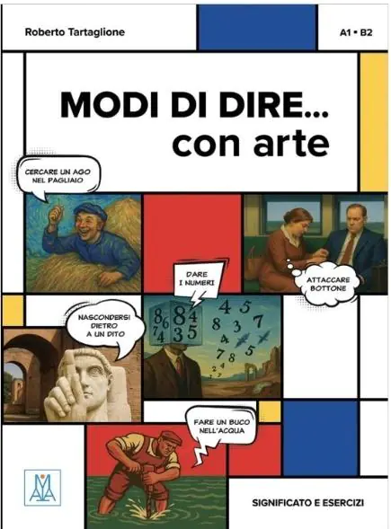 Książka - Modi di dire... con arte A1-B2 podręcznik