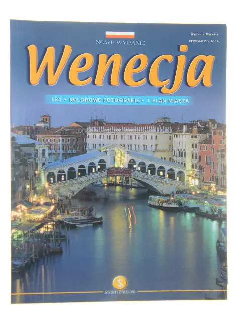 Książka - WENECJA 123 KOLOROWE FOTOGRAFIE PLAN MIASTA
