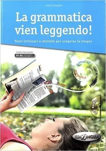 Książka - La Grammatica vien leggendo. Poziom B1-B2 + CD